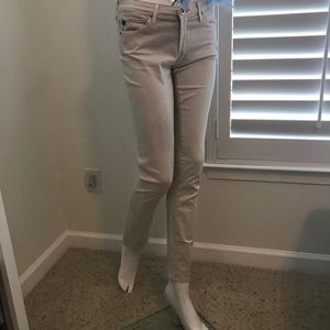 AG The Stilt cigarette leg, oatmeal. barely worn